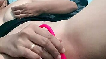 young skinny asian teen squirts hard fingering pussy with vibrator