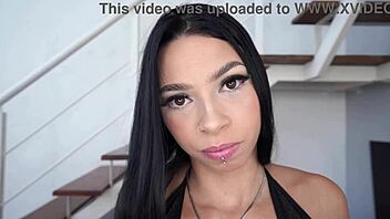 brazilian cutie maite fernandes takes huge dick anal pounding dirty talk big natural tits