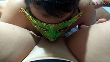 Brazilian Wife Swallows Friend's Cum from Hubby's Creampie in Her Wet Pussy