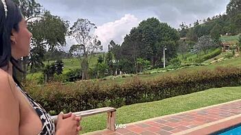 Pregnant Latina MILF Allison Sweet Fucks Client Doggystyle Missionary Cowgirl