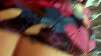 He lifts her dress to thrust cock into pussy in homemade Latina video