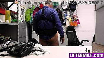 victoria zdrok caught shoplifting fucked burglar style in dressing room