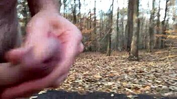 clitlicker662 update 21 flashing sloppy outdoor forest clit licking orgasm uncensored