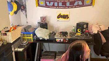 Rokky's Goth Slut Deepthroat Piss Masturbation Cum Fest