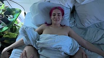 Grandpas old archive—cute wife moans on big cock pov doggy 😩🍆