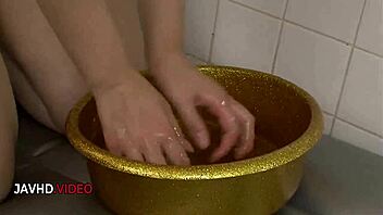 Meisa Hanai's seductive body quivers as tits squeezed in passionate fuck