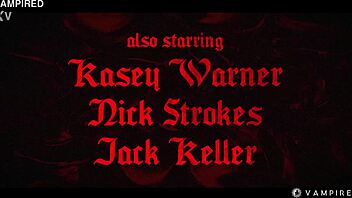 Vampire Lesbians Dominate Employee In Hardcore Halloween Gangbang Orgy