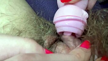 Her big clit throbs to intense orgasm waves