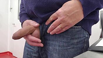 Sudden Urge: Jerking Off in Hospital Publicly
