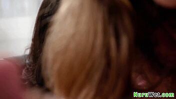 seth gamble's lucky nuru threesome with anne megan sharing wet cock