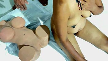 hey cuck watch your pregnant wife share sloppy blowjobs with bull and real doll