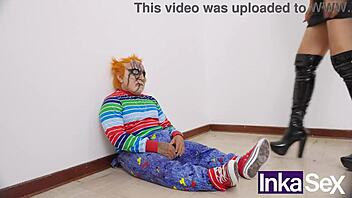 halloween chucky cosplay cobra surprises tiffany with anal pounding