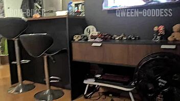 Lost game bet to bro now deepthroat cowgirl pussy ride