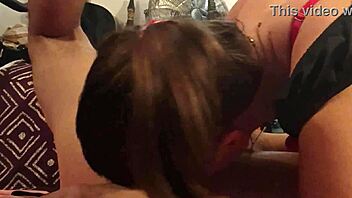 FRENCH CLOTHED SLUT FRENCH FUCKS PUSSY RIMJOB FINGER ASS BUTTPLUG HOMEMADE