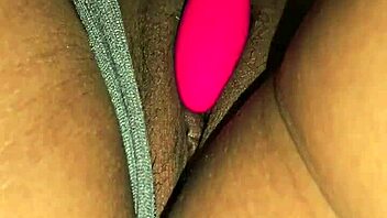 latina milf's sexy wet pussy drips in gray panties
