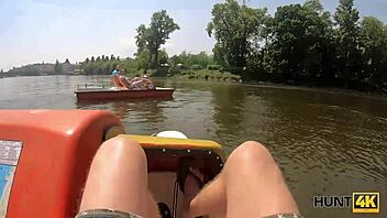 hunt4k guy pays big cash to fuck horny czech milf wife while old man watches