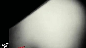 Girlfriend sucks and fucks through gloryhole in erotic booth
