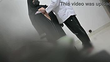 Hijab Muslim Patient Fucked Doggy by Horny Doctor