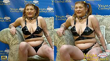 bdsm bound redhead endures electro shock ass hook anal toy orgasms blindfolded gagged