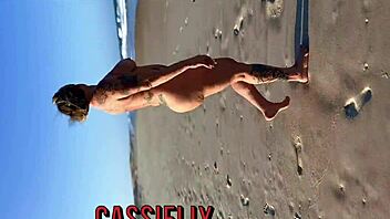 Blonde stranger beach invite leads to ass pussy pounding by monster cock