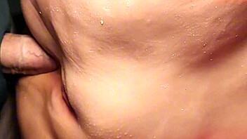 close up on her fat shaved pussy as the fuck doll takes double penetration toys deep