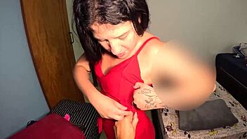Behind scenes with juicy Giovana Carolina's first time tease 😘