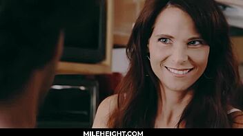 Milehigh Cougar Gets Deepthroated and Doggystyled by Boyfriend