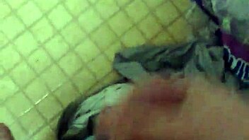 Jerking Off Before Steamy Shower Cum Blast