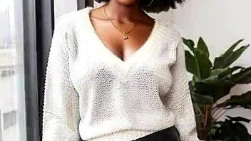 Genesis Day 3 Original Sin Leather-Clad Ebony Tease Outdoor