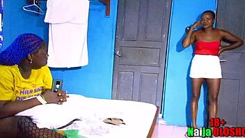Luring Curvy Ebony Into Steamy Lesbian Toy Play