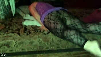 quick floor grinding builds to explosive orgasm rush