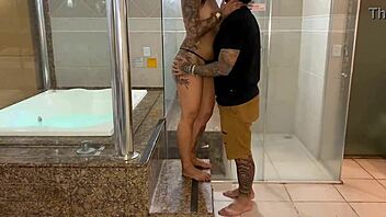 hot tattooed latina prostitute dances funk on cock then fucks wildly