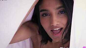 sexy asian angel constance strips hot in lingerie tease
