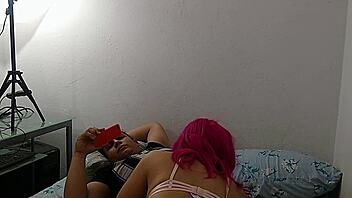 Young Latina Cosplayer Fucks in Lingerie Cosplay