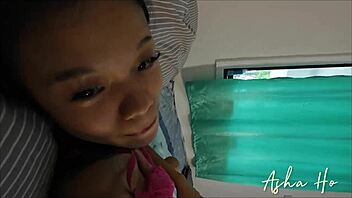 old man roughly pounds my petite asian pussy pov homemade