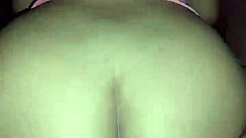 Best friend bounces huge ass on cock for anal creampie