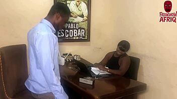FREAK HUGE BOOBS RECRUITER FUCKS BIG COCK TEACHER APPLICANT BEFORE JOB