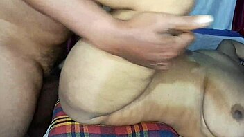 Desi indian bhabhi's hairy pussy gets rough sensual pounding till dripping