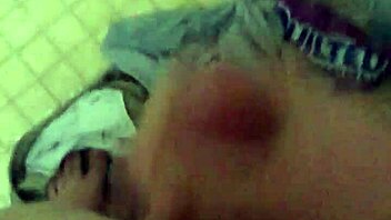 Jerking Off Before Steamy Shower Cum Blast