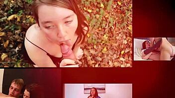 teacher teases british college girl's pussy on desk uniform