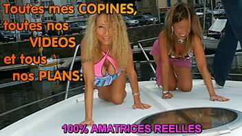 friends flash publicly leading to group train encounter