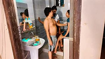 uttaran20's young brunettes threesome anal fisting squirt fest