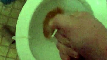 Jerking Off Before Steamy Shower Cum Blast