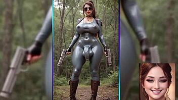 futanari pounds with massive futa cock deep