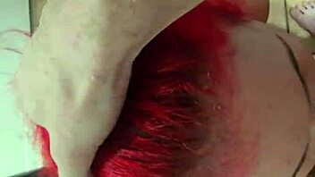 Amber Drops to Her Knees Sucking Daddy's Cock Eagerly