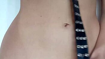 oooh spankin my pussy n tits feels so naughty with that belt
