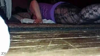 quick floor grinding builds to explosive orgasm rush