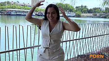 busty colombian sofia ruiz rides huge cock cowgirl style moaning wildly