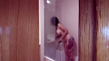 my sexy latina neighbor showers then rides my cock with cum in mouth finish 💦🚿🍆