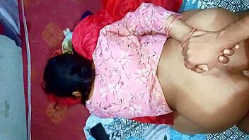 Indian Hot Bhabhi Takes Rough Doggystyle Ass and Pussy Pounding with Loud Moans